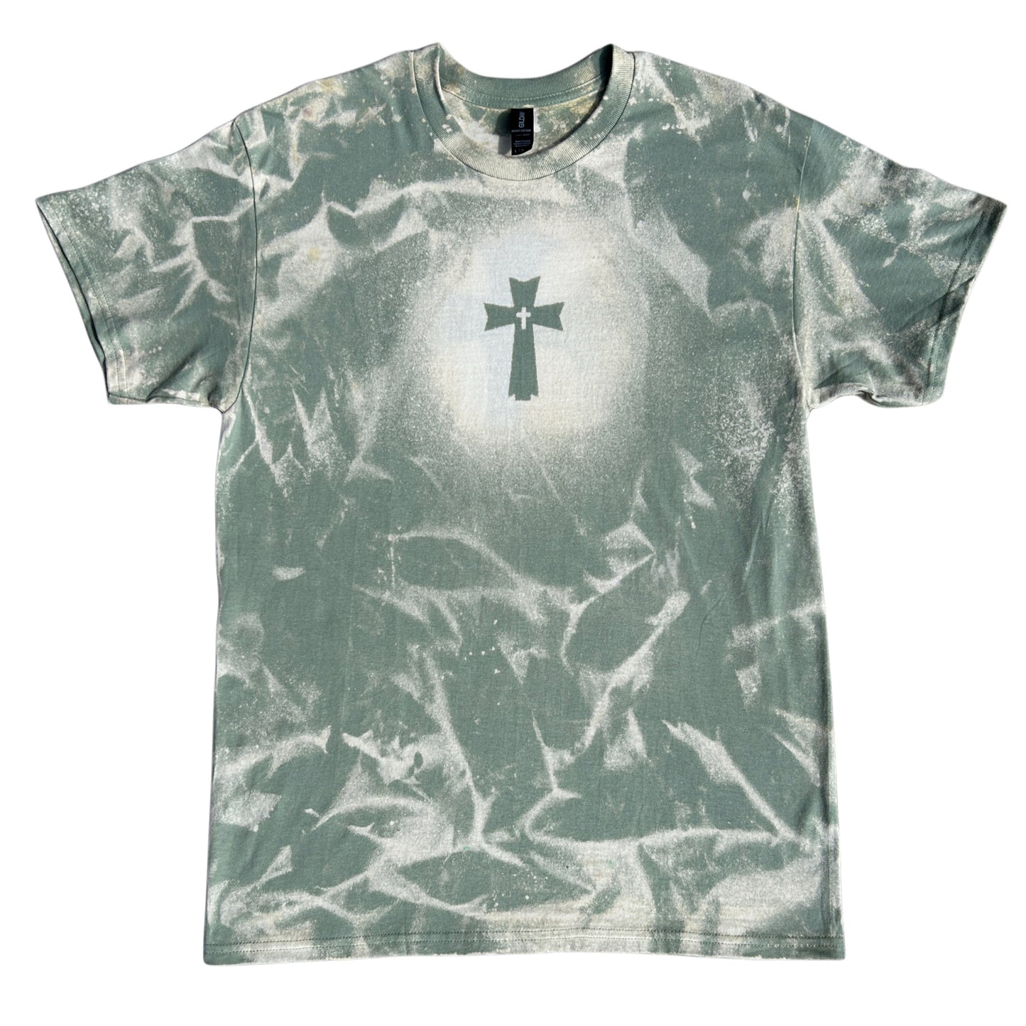 MARBLED CROSS T Shirt